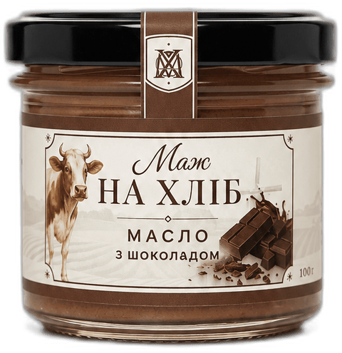 Крафтове масло Шоколад — какао і горіхові ноти