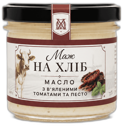 Крафтове масло В'ялені томати і Песто — літо у банці